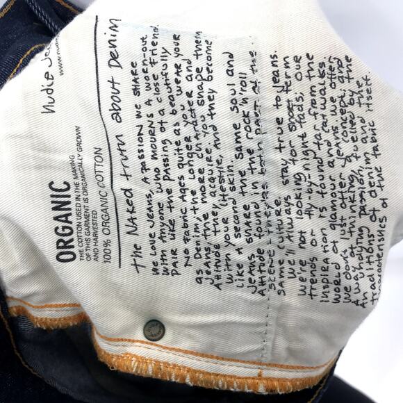 Nudie Jeans Co. Men's Lean Dean Dry 16 Dips Jeans 31x32 Tapered Stretch Denim - Picture 9 of 10